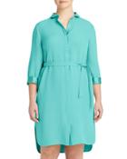 Agner 3/4-sleeve Shirtdress,