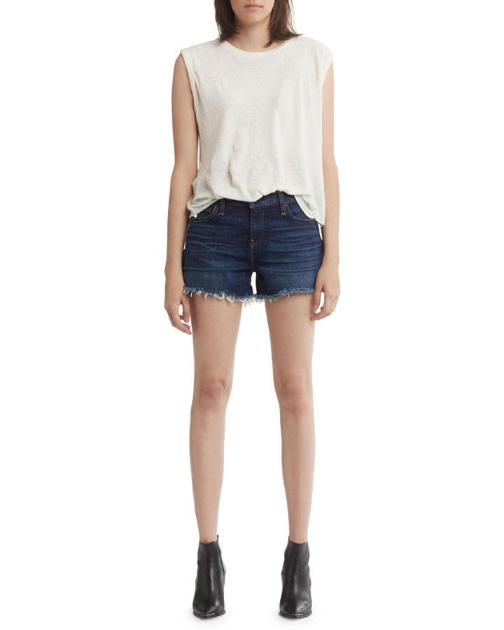 Gemma Mid-rise Denim Cutoff