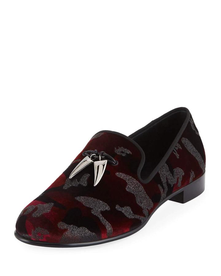 Camouflage Velvet Horn Tassel