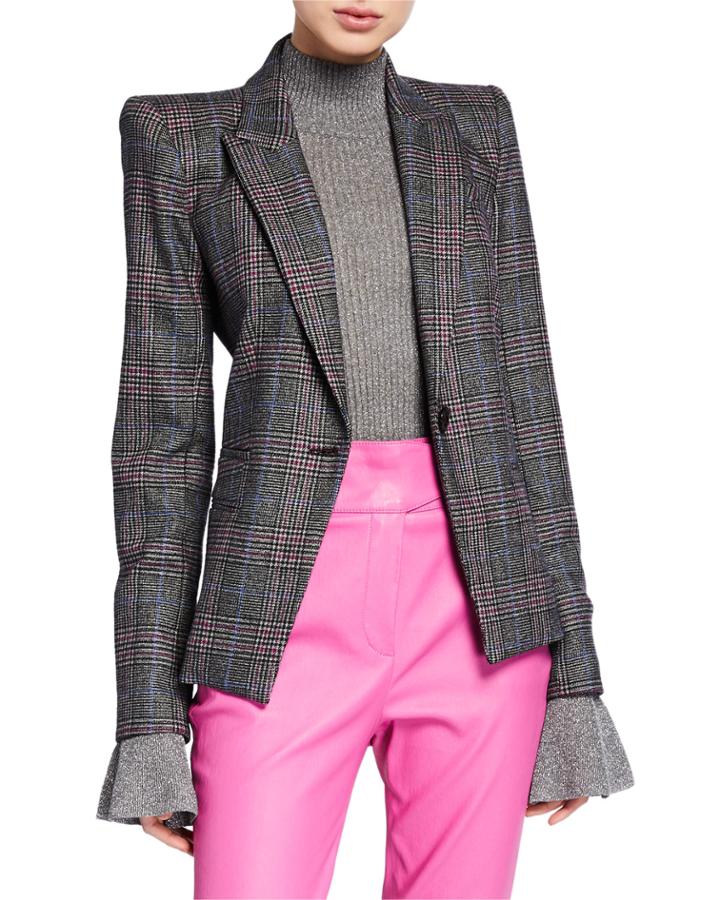 Brock Strong-shoulder Dickey Jacket