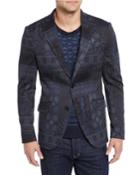 Men's Graphic-print Sport Coat Jacket