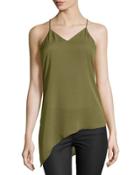 Asymmetric Hem Camisole Tank, Fatigue