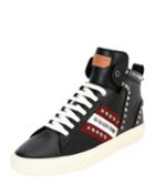 Hedern Studded Leather High-top