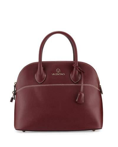 Copia Saffiano Leather Tote Bag, Wine