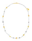 Delicate Hue Pearl & Diamond Necklace
