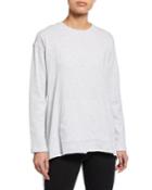 Back-tie Long-sleeve Pullover