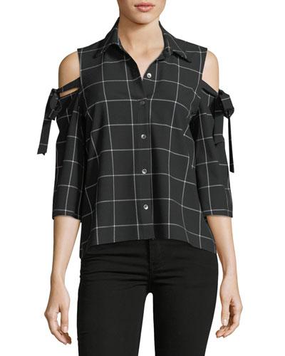 Mindy Cold-shoulder Top