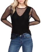 Long-sleeve Fishnet