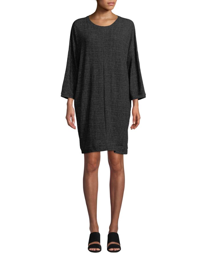 Grussa Jacquard Tunic Dress