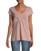 Cat Embroidered Short-sleeve Tee