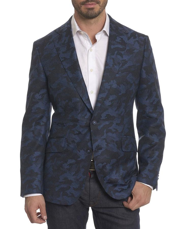 Porthgain Camouflage Wool-cashmere Jacket