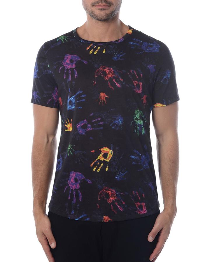 Men's Hand-print Graphic Tee