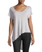 Karson Jersey Asymmetric Tee