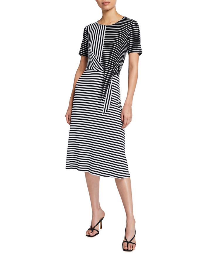 Stripe Side Tie