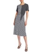 Stripe Side Tie