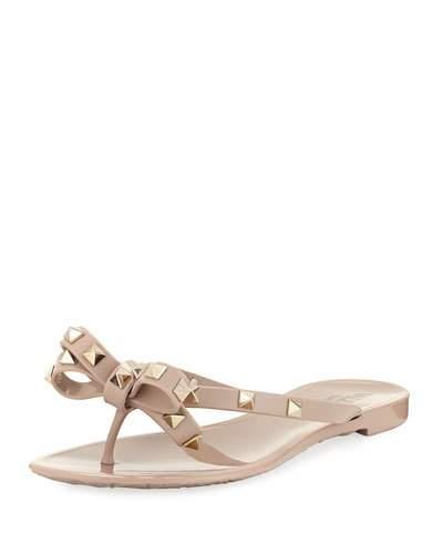 Rockstud Bow Flat