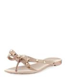 Rockstud Bow Flat