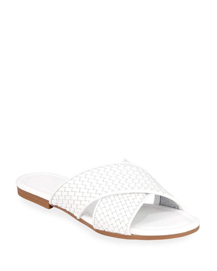 Nerada Woven Leather Slide