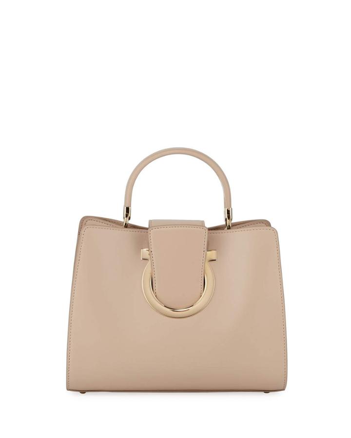 Gancini Leather
