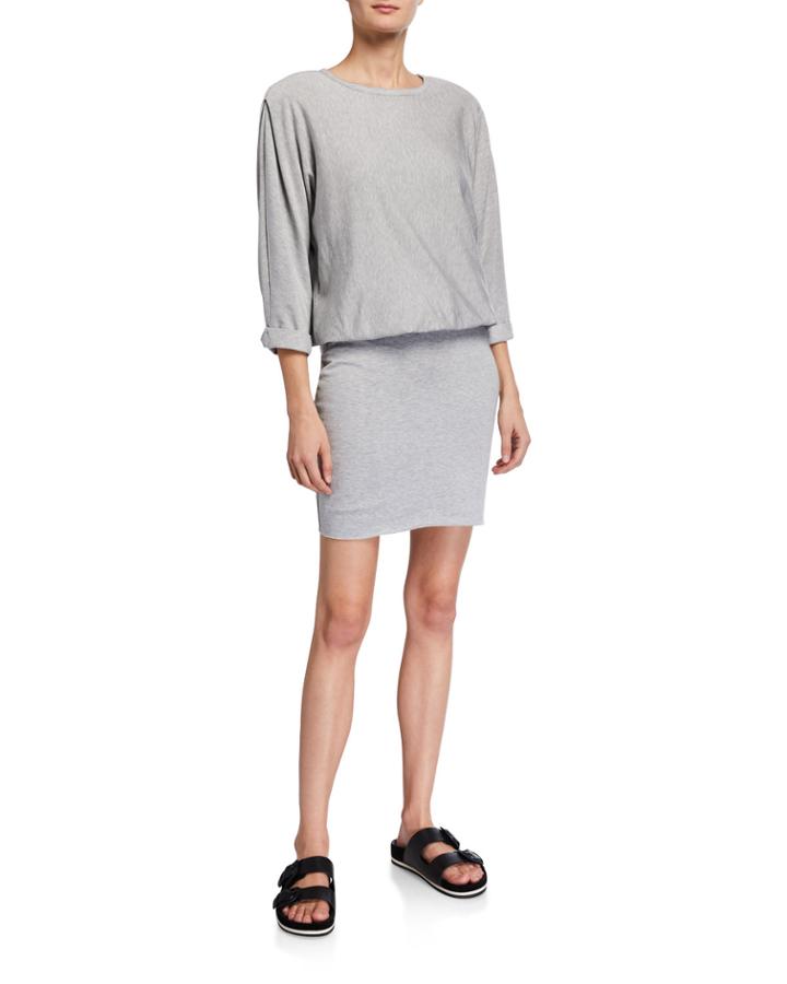 Cuddled Up Fleece Sweatshirt Dress
