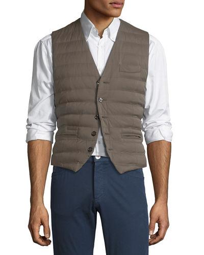 Down-filled Quilted Vest