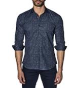 Men's Semi-fitted Celestial Planet Print