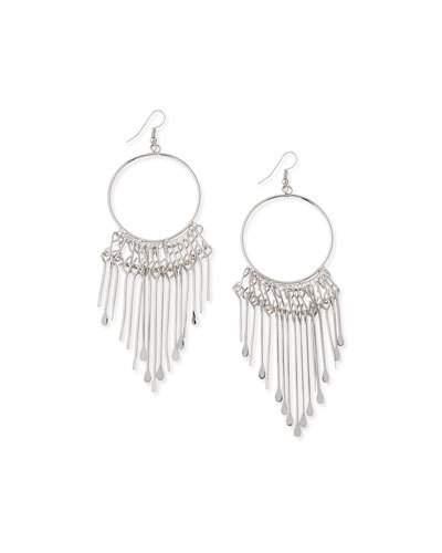 Viva Glam Dangling Hoop Earrings