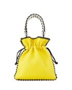 Trilly Whipstitch Leather Crossbody Bag
