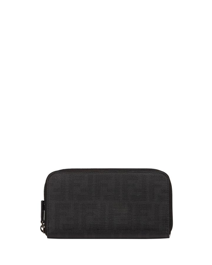 Ff Canvas Wristlet Bag