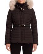 Apres-ski Jacket With Fox Fur Trim