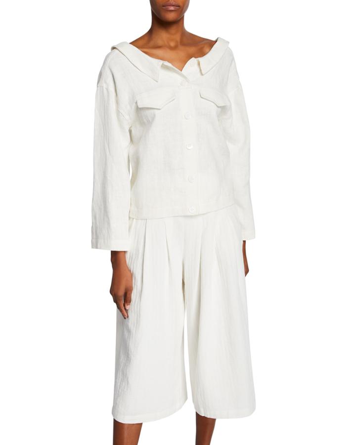 Linen Jacket W/