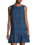 Gemma Linen Drop-waist Dress