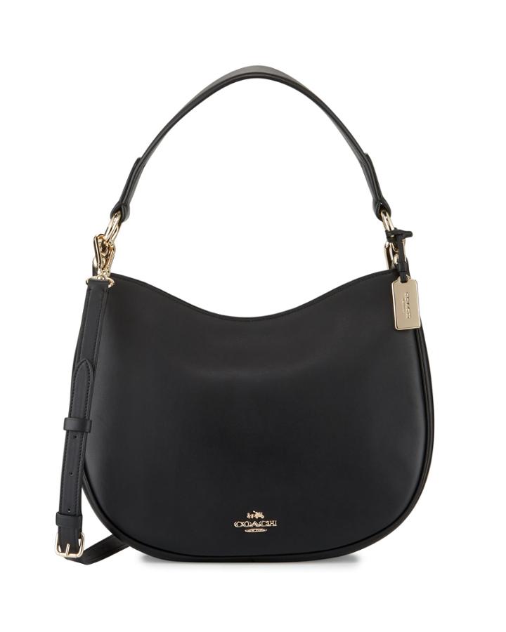 Nomad Leather Crossbody Bag, Black