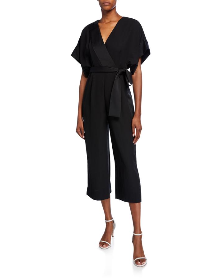 Karissa Wide-leg Cropped Jumpsuit