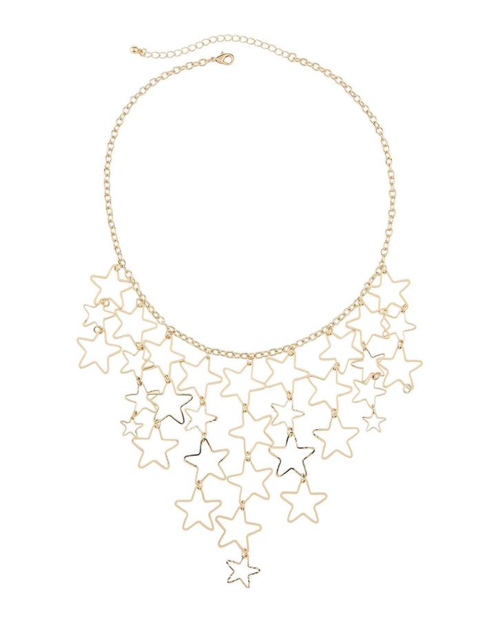Open-star Bib Necklace