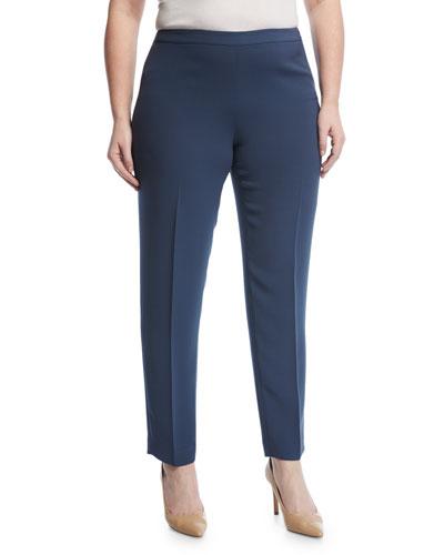 Bleecker Straight-leg Pants, Blue,