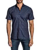 Men's Semi-fit Embroidered Floral
