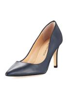 Cissy Leather Pointed-toe Pump
