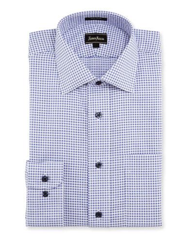 Classic-fit Regular-finish Check Dress