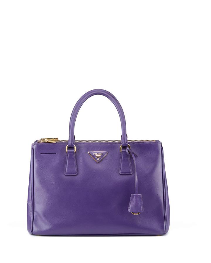 Preowned Executive Saffiano Leather Tote Bag