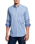 Men's Check Long Sleeve Cotton