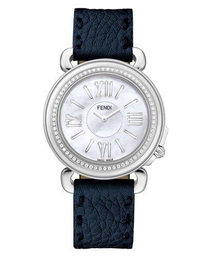 37mm Selleria Diamond Pav&eacute; Watch