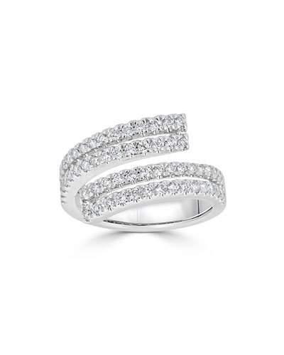18k Four-row Split Diamond Ring