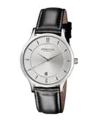 Men's Hobro Quartz Black Leather