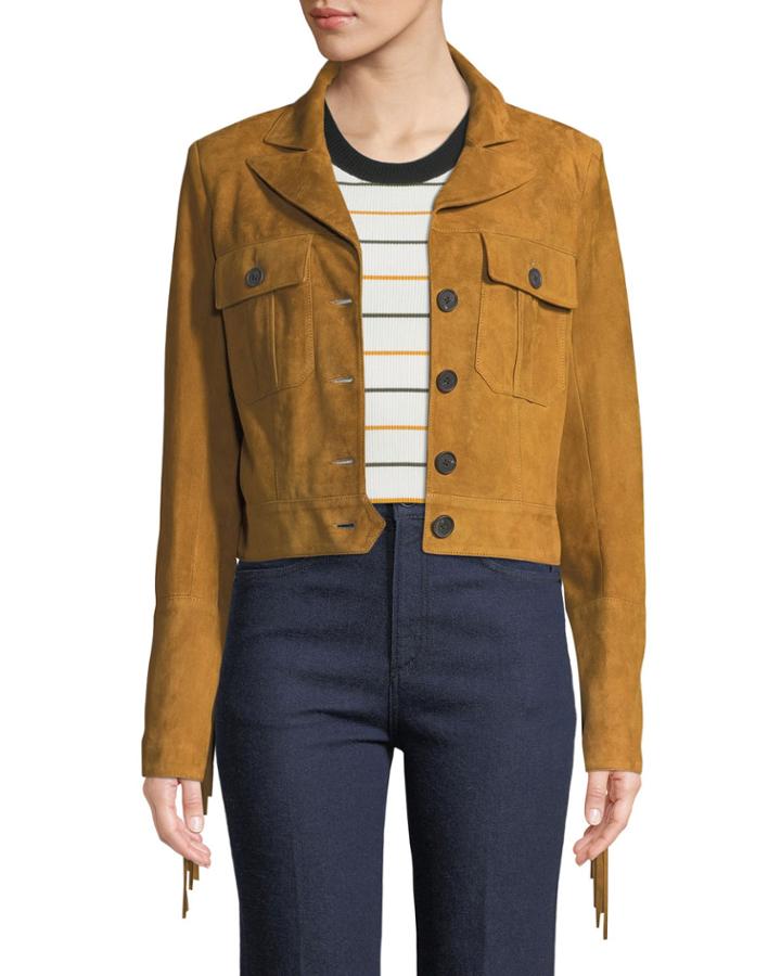 Reed Suede Fringed Jacket