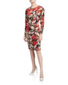 Dolman-sleeve Floral