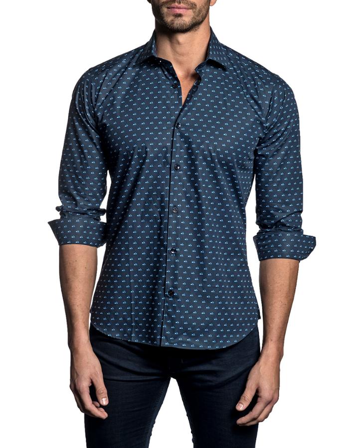 Men's Semi-fitted Moped-print
