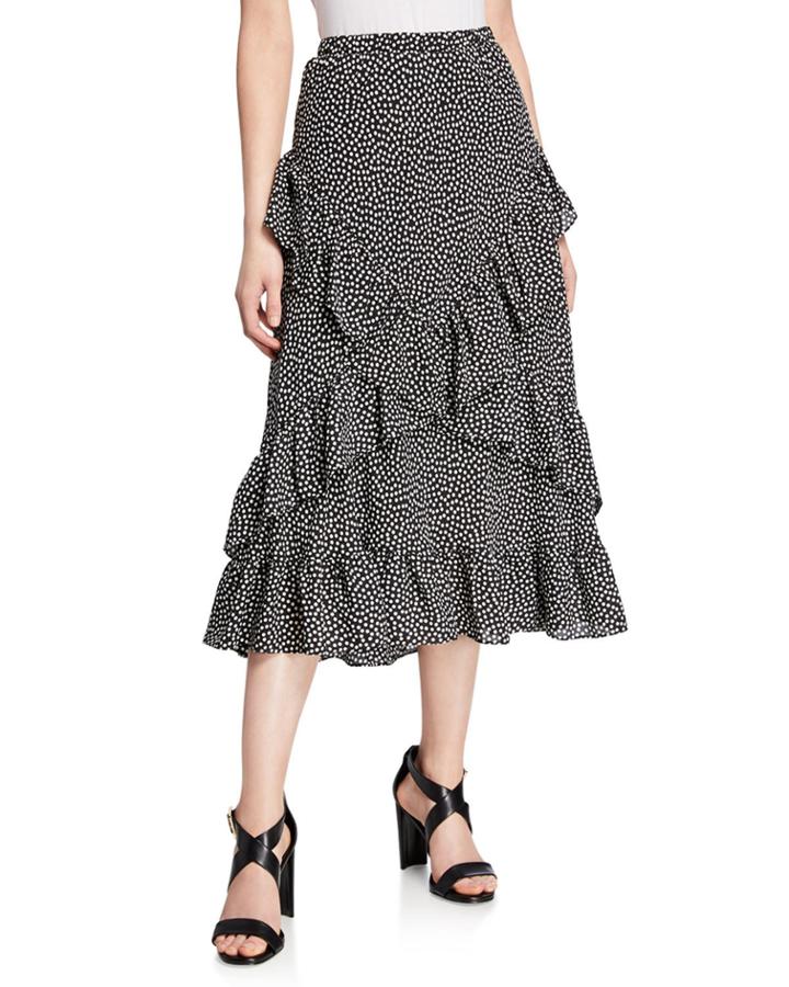 Polka Dot Ruffle Tiered