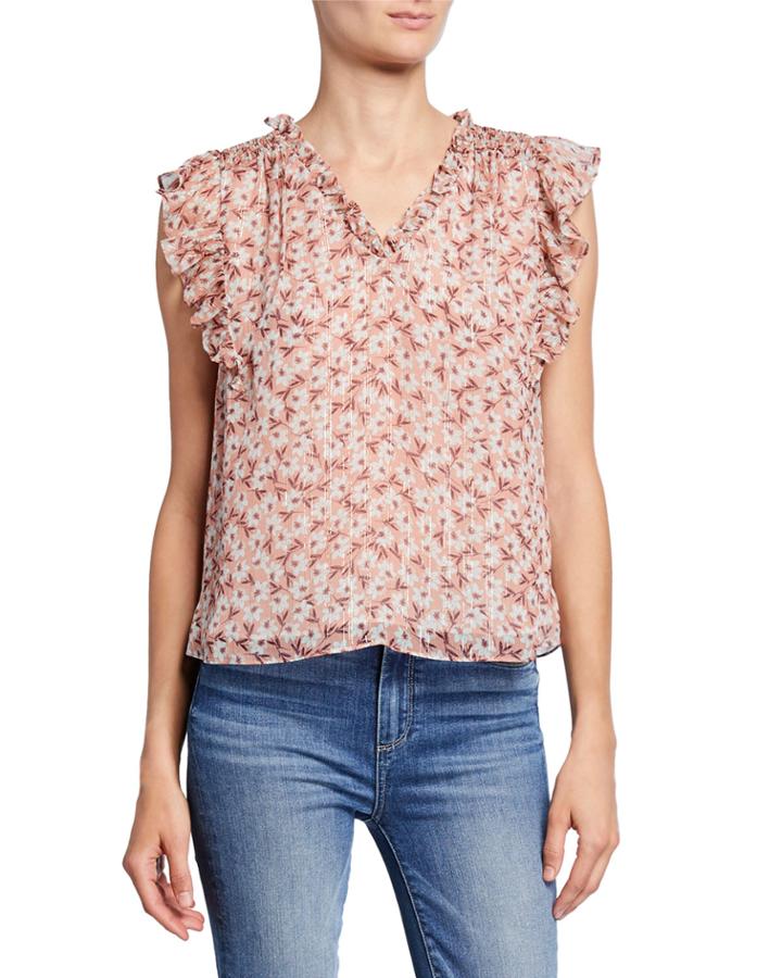 Lucia Floral V-neck