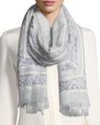 Angie Virgin Wool-blend Lace-trim